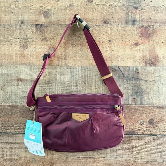 *NWT* TwelveLittle Fanny Pack/Mini Diaper Bag~Wine - Picture 1 of 10